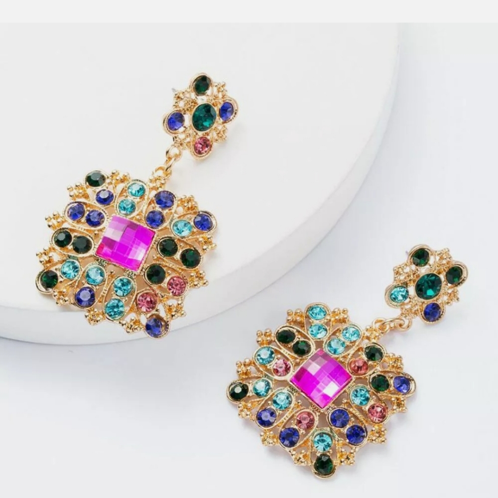 Multicolored Dangles - Picture 2 of 2
